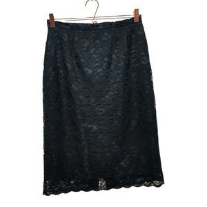 Relativity Design Lab Lace Overlay Skirt - Size 8